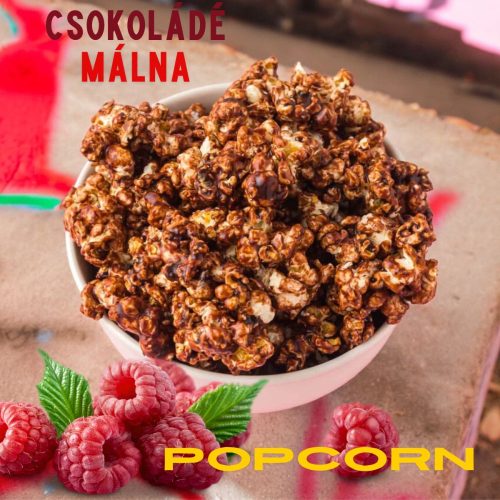 Csokoládé-Málna popcorn zacskóban 30 g